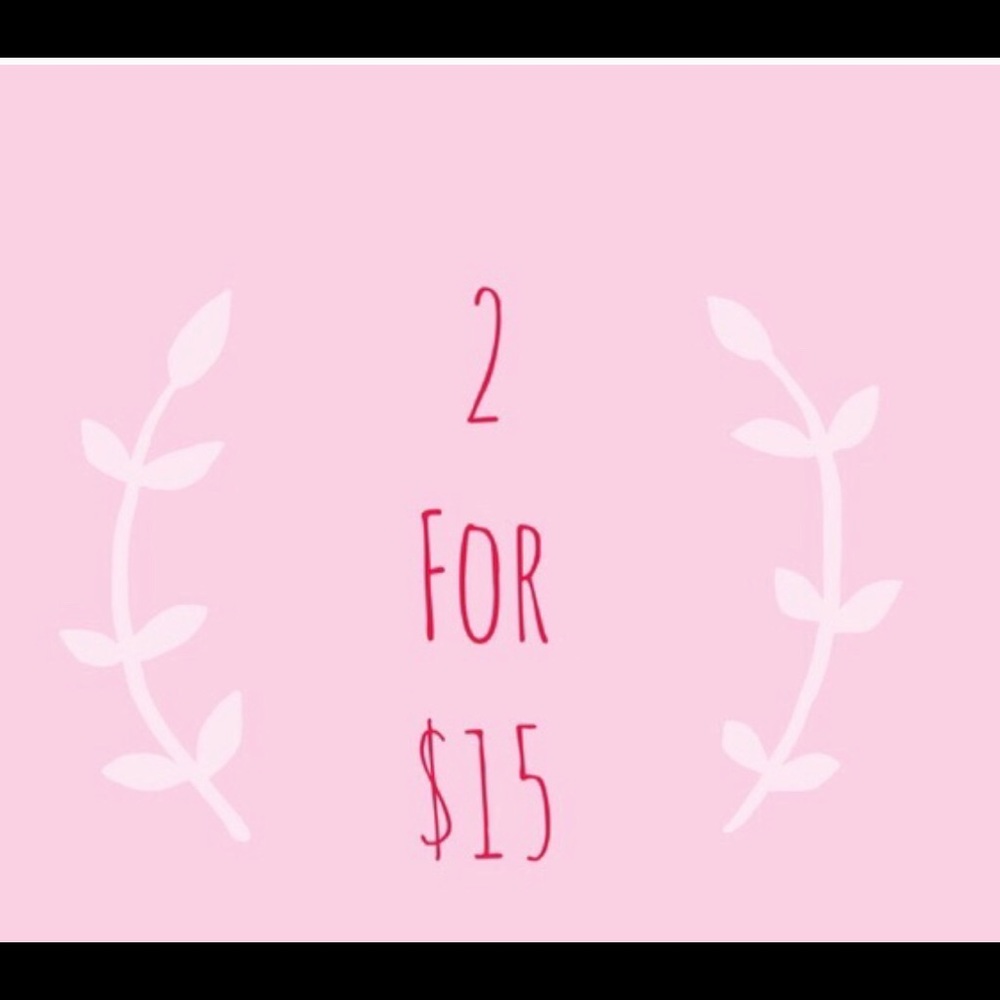 2 items with red dot 🔴 listed below for $15